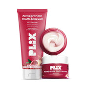 Plix Pomegranate Youth Renewal Juicy Cleanser & Night Cream – Pack of 2