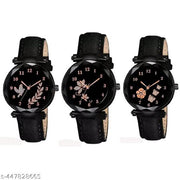 Analog Watch Combo For Women(Pack Of 3)