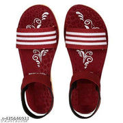 Hiyaga Fancy PU Slippers Flip-Flops for woman