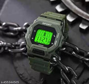 Dark Green colour sports watch for  men & women 75