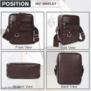 PROGONE Brown Men Sling Bag