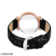 PG CREATION - Classy Analogue  Leather strap Causal Girls Women watches