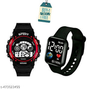 EARTH FACE DIGITAL SPORT  WATCH WITH COMBO OFFER SEVEN LIGHT SPORT WATCH WITH ALARAM AND LIGHT FEATURE
