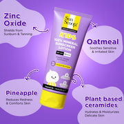 SunScoop Sunscreen - SPF 30 PA++++ Kids Sunscreen Lotion SPF 30+ PA++++ | 100% Mineral | Paediatrician Recommended (75 g)