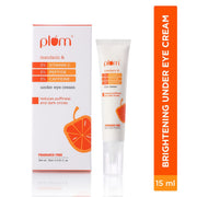 Plum Goodness 3% Vitamin C, 3% Peptide & 3% Caffeine Under Eye Cream with Mandarin