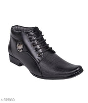 MRJ141 Men's Black Synthetic Leather Outdoor/walking/yoga Casual shoes