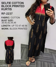 Women Ethnic Motif Printed Cotton Kurti