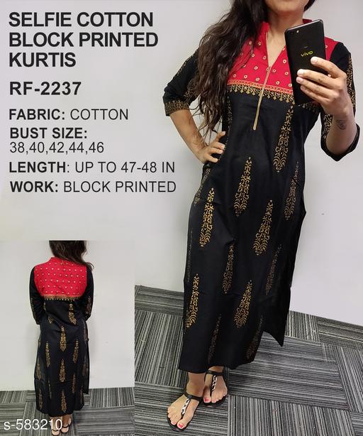 Women Ethnic Motif Printed Cotton Kurti