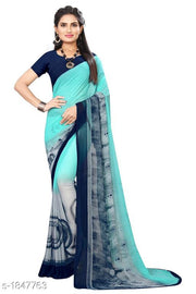 Voluminous Georgette Saree