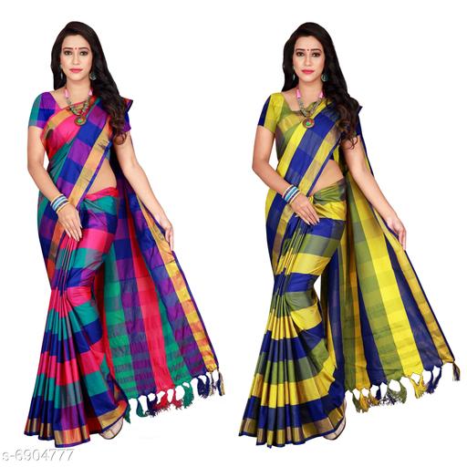 New Cotton Silk Fabric Uppada Woven Work Saree For Woman's