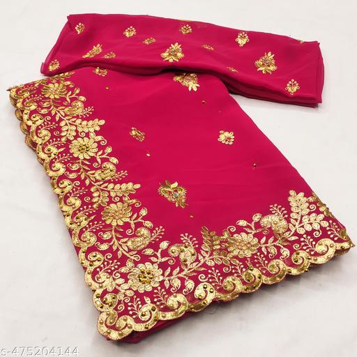 Women Embroidered Bollywod Saree