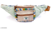 AMAZING BELIVER Hemp Bag for Men & Women Waist Belt Bag Handmade Hemp waist bag  (Multicolor)