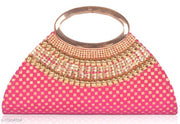 Beautiful Women's Combo Multicolor Velvet Clutch