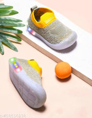 KATS Kids baby boys and baby girls Led Light casual Shoes-Light Green(6 Month to 24 Months)