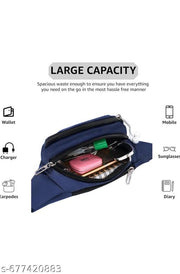MEN AND WOMEN NYLON WAIST BAGS
