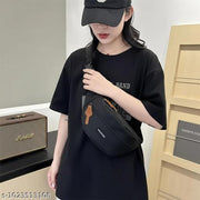 Stylish Unisex Crossbody Waist Bag | Water-Resistant Sling & Chest Bag with Adjustable Strap | Compact Travel & Daily  Bag