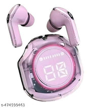 ULTRAPOD PRO Earbuds BT Wireless 5.3, Transparent Charging Case, (Pink)