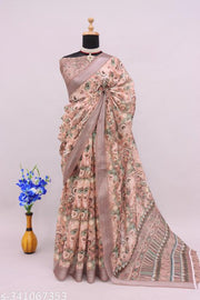 COTTON LILAN SILK SAREE