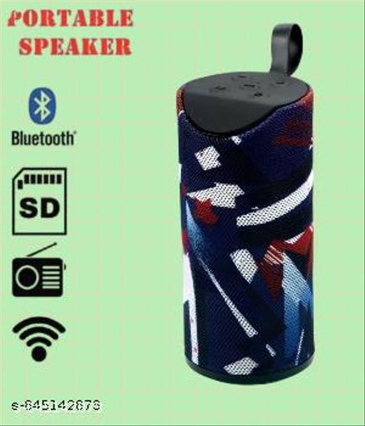 QUXXA TG-113 Best Bluetooth Wireless Speaker for DJ Party, Outdoor, Bedroom with Great Sound, Super Bass, Portable, Rechargeable Supports TF/USB/Pen Drive/AUX (Multi-Color)