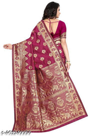 Silk-Villa soft kanjivaram silk sarees banarasi silk saree (Pari9016-Gajri)