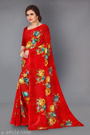 Print Daily Wear Georgette Saree