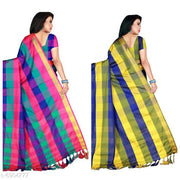 New Cotton Silk Fabric Uppada Woven Work Saree For Woman's