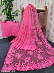 fancy net saree