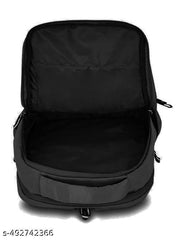 ZOVIRA Xhackerx Bag with 2 Secret Pockets, 28 litres Large Size with Laptop Backpack, Black