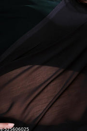plain Georgette saree for womens