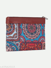 Zouk Multicolor Mandala Print Classic Utility Pouch