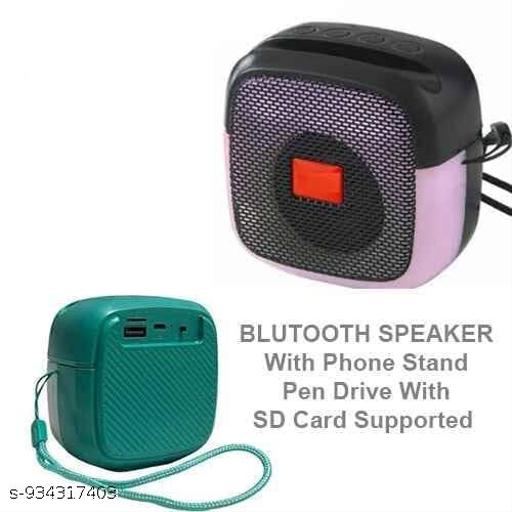 4-in-1 Portable Bluetooth Speaker – Wireless Soundbox with Integrated Phone Stand, USB Pen Drive & Micro SD Card Support