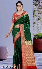 Banarasi satin silk saree