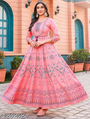 JAIPURI RAYON ANARKALI KURTI
