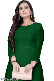 Fancy long flair anarkali type kurti