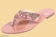 SOLVYN Fashion Sandal for Girls and Women | Flat Sandal for women & Girls | Stylish Sandal for Women & Girls