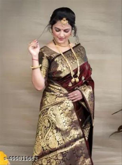 Woven Banarasi Jacquard Saree