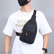 1pc Durable Chest Bag, Outdoor Mountaineering Cycling Travel Crossbody Bag, Small Lightweight Portable Waist Bag, Three-layer Large Capacity Fanny Pack