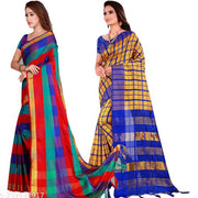 Cotton Fabric Saree For Women's