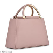 Designer Handbag with gold accents and detachable strap