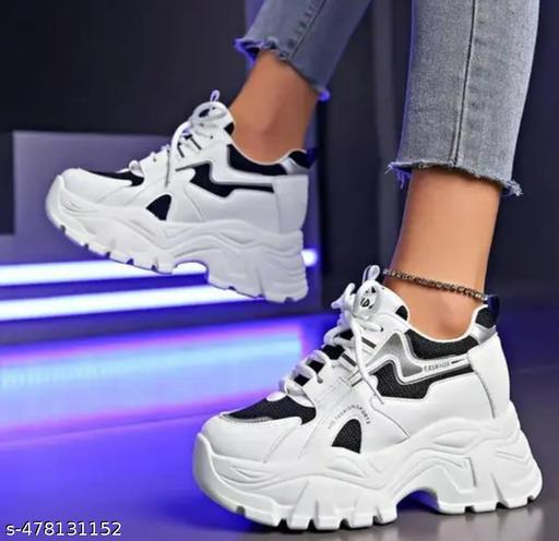 Flamby Stylish Tracking Shoes | Comfortable Sports Sneakers | Jogging,Tracking Fitness and Exercise Sneakers | Sports and Casual Fusion | Lightweight Women's Shoes