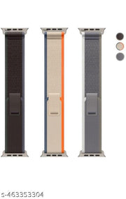 Trail Loop Bands/Straps Compatible with Watch 49mm 45mm 44mm 42mm, Adjustable Velcro Premium Strap for iWatch Ultra & Ultra 2 Series SE 8 7 6 5 4 3 2 1. (Only 3 Pcs Trail Loop Strap, Watch NOT Included) (White,Green Blue)