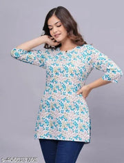 100% COTTON Short Kurti For Women&Girl's