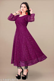 Classic Net Gown For Women And Girls