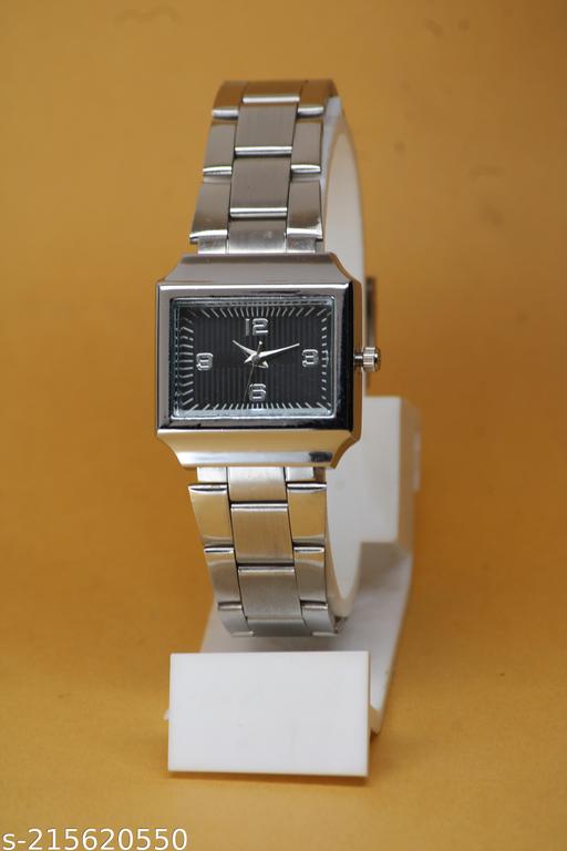 Attractive Solid Designer Stainless Steel Belt Analog Watches for Women