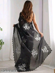 DESIGNER JIMMYCHHO SAREE WITH UNSTICHED BLOUSE