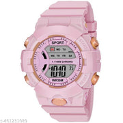 Frozil Digital Pink Black Green Color Combination Combo Of 3 Watches For Kids And Boys