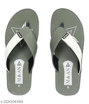 MAAN white-green branded flip flops