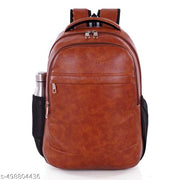 Medium 30 L Laptop Backpack For Men and Women Vegan Leather School College Bag
