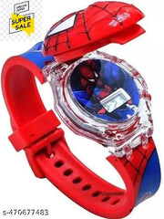 KIDS WATCH BEST WATCH GIRL AND BOY WATCH 3D CARTOON WATCH 3D CARTOON CARACTER Watch for Kids Digital Lighting Glowing Kid Watch with LIGHT for Boys and Girl ((Multicolor Kids Watch) [3-10 Years]