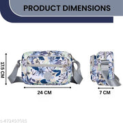 Crossbody Purse for Women, Nylon Waterproof Shoulder Purse, Messenger and travelling Bag Lightweight, Long Strap